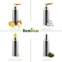 Bambaw Rostfri Termosflaska 1000 ml - Natural Steel