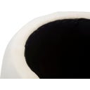 Mauro Ferretti Paris Pouf with Storage, Cream/Gold - 1 item