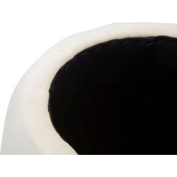 Mauro Ferretti Pouf mit Stauraum Paris Creme / Gold - 1 Stk