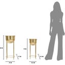 Mauro Ferretti Pflanztopf Glam Coppia, 2er Set - 1 Set