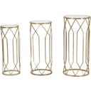 Mauro Ferretti Tunsi Side Tables, 3-piece Set - 1 set
