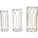 Mauro Ferretti Tunsi Side Tables, 3-piece Set - 1 set