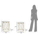 Mauro Ferretti Beistelltische Tunsi, 2er Set - 1 Set