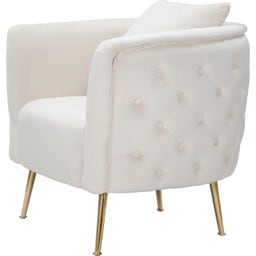 Mauro Ferretti Sessel Bucarest Creme - 1 Stk