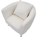 Mauro Ferretti Sessel Bucarest Creme - 1 Stk