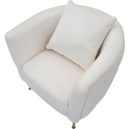 Mauro Ferretti Sessel Bucarest Creme - 1 Stk