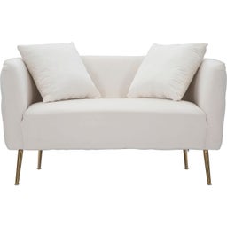 Mauro Ferretti Bucarest 2-Seater Sofa, Cream - 1 item