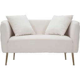Mauro Ferretti Sofa Bucarest kremowa, 2-osobowa - 1 szt.