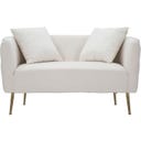 Mauro Ferretti Sessel Bucarest Creme 2-Sitzer - 1 Stk