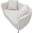 Mauro Ferretti Sessel Bucarest Creme 2-Sitzer - 1 Stk