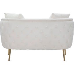 Mauro Ferretti Sessel Bucarest Creme 2-Sitzer - 1 Stk