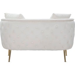 Mauro Ferretti Bucarest 2-Seater Sofa, Cream - 1 item