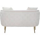 Mauro Ferretti Sessel Bucarest Creme 2-Sitzer - 1 Stk