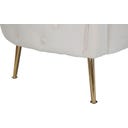 Mauro Ferretti Sessel Bucarest Creme 2-Sitzer - 1 Stk