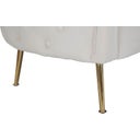 Mauro Ferretti Bucarest 2-Seater Sofa, Cream - 1 item