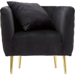 Mauro Ferretti Sessel Bucarest Schwarz - 1 Stk