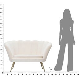 Mauro Ferretti Sofa Vienna Creme - 1 Stk