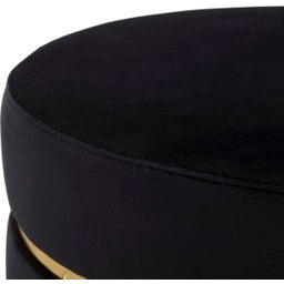 Mauro Ferretti Hocker Paris Schwarz - 1 Stk