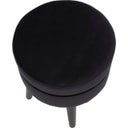 Mauro Ferretti Hocker Paris Schwarz - 1 Stk