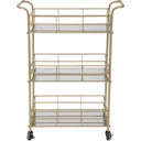 Mauro Ferretti Servierwagen Glam mit Spiegel - 1 Stk