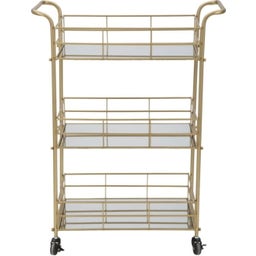 Mauro Ferretti Servierwagen Glam mit Spiegel - 1 Stk