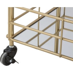 Mauro Ferretti Servierwagen Glam mit Spiegel - 1 Stk