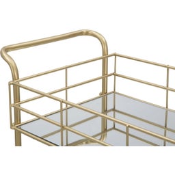 Mauro Ferretti Glam Bar Cart with Mirror - 1 item
