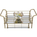 Mauro Ferretti Servierwagen Glam mit Spiegel - 1 Stk