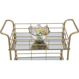 Mauro Ferretti Servierwagen Glam mit Spiegel - 1 Stk