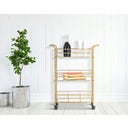 Mauro Ferretti Servierwagen Glam mit Spiegel - 1 Stk