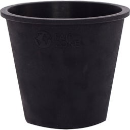 FAIR ZONE Pflanztopf aus Naturkautschuk, 6er Pack - Black