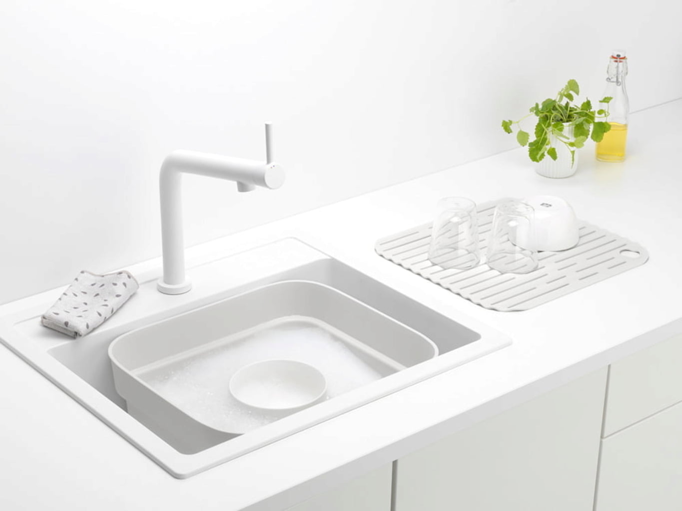 Brabantia Skål för diskning - Light Grey