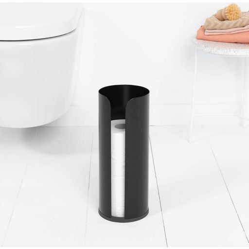 Brabantia Distributeur de Papier Toilette - Noir mat