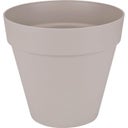 Pot Rond LOFT URBAN - 25 cm, gris chaud