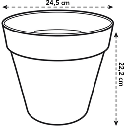 elho loft urban rond 25 cm