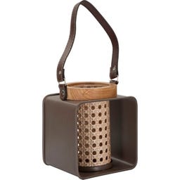 Mauro Ferretti Laterne aus Eisen & Rattan