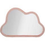 Mauro Ferretti Cloud Pink Velvet Wall Mirror