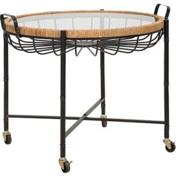 Mauro Ferretti Couchtisch Cebu mit Rollen