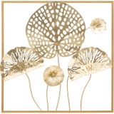 Mauro Ferretti Wanddekoration Flowers Gold
