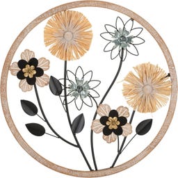 Mauro Ferretti Wanddekoration Blume rund