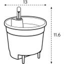 elho Självvattningssystem - Ø 13 cm x H 12 cm