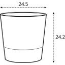 elho Kruka Foss Rund 25 Cm