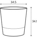 elho Pot de Fleurs Foss Rond 35 cm