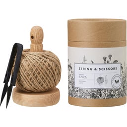 Wikholm Form Spago di Iuta con Mini Forbici Spira - 1 set