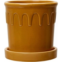 Wikholm Form Lykke Übertopf 2er-Set gelb - 1 Set