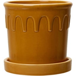 Wikholm Form Lykke Übertopf 3er-Set gelb - 1 Set