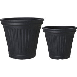 Wikholm Form Demeri Blumentopfset 2er - schwarz