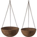 Wikholm Form Embla Hängepflanzgefäß 2er-Set rost - 1 Set