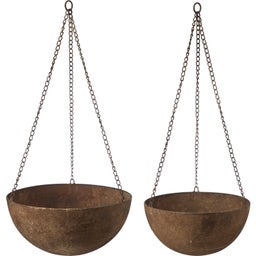 Wikholm Form Embla Hängepflanzgefäß 2er-Set rost - 1 Set