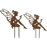 Wikholm Form Gartenstecker Fairy 2er-Set